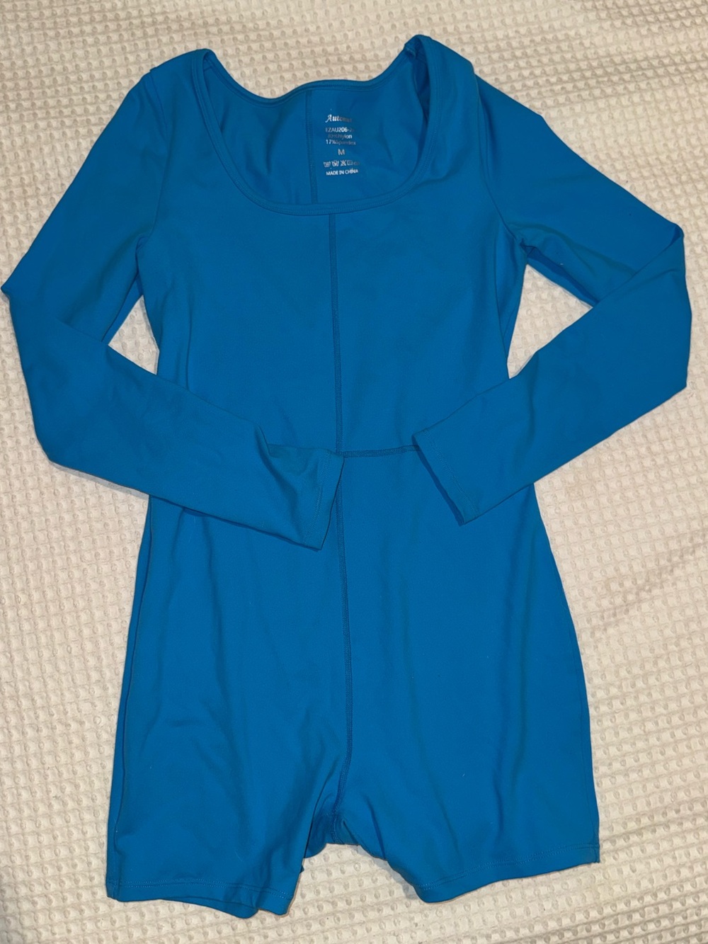 2/$15 -  Bright Blue Long Sleeve Romper Jumpsuit